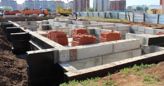 Фундаменты промышленных зданий в Сарапуле цена от 24516 руб. - заказать строительство фундамента промздания под стальные колонны